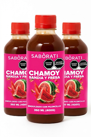 Chamoy Sandía y Fresa con Piloncillo 400 g