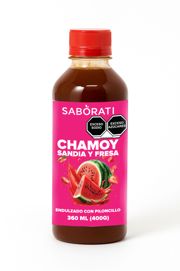 Chamoy Sandía y Fresa con Piloncillo 400 g
